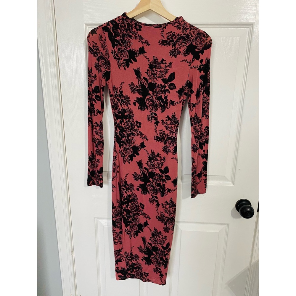 • floral midi dress •